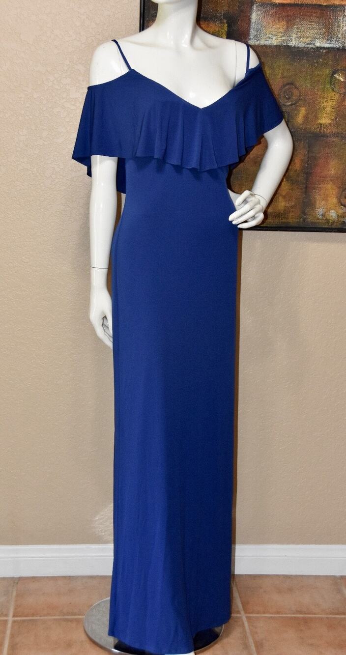 Laundry by Shelli Segal Mother of the Bride, Prom Cold Shoulder Long Dres Size 8